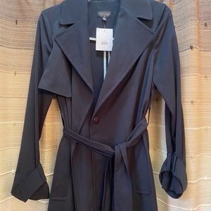 NWT TopShop Navy Trench Coat